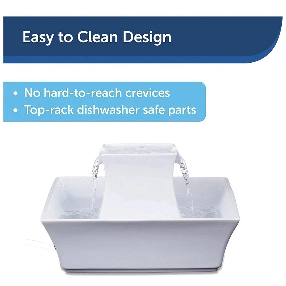 Petsafe Drinkwell 70‎ oz. Ceramic Pagoda Pet Fountain Bowl PWW00-13907
